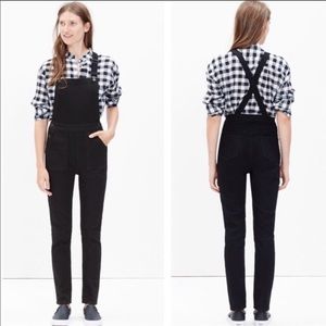 Madewell Black Overalls